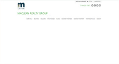 Desktop Screenshot of macleanrealtygroup.com