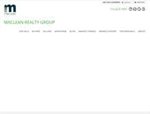 Tablet Screenshot of macleanrealtygroup.com